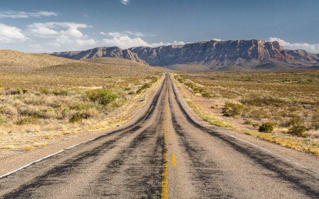 Mountain road clouds beach city free wallpaper - medium preview image