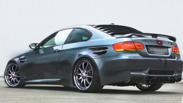 Gray car building white wall free wallpaper - medium preview image