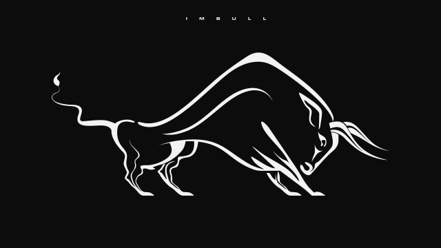 Bull long tail dark cubo free wallpaper - medium preview image