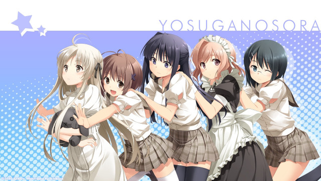 Girls school uniforms star background #3 free wallpaper - medium preview image