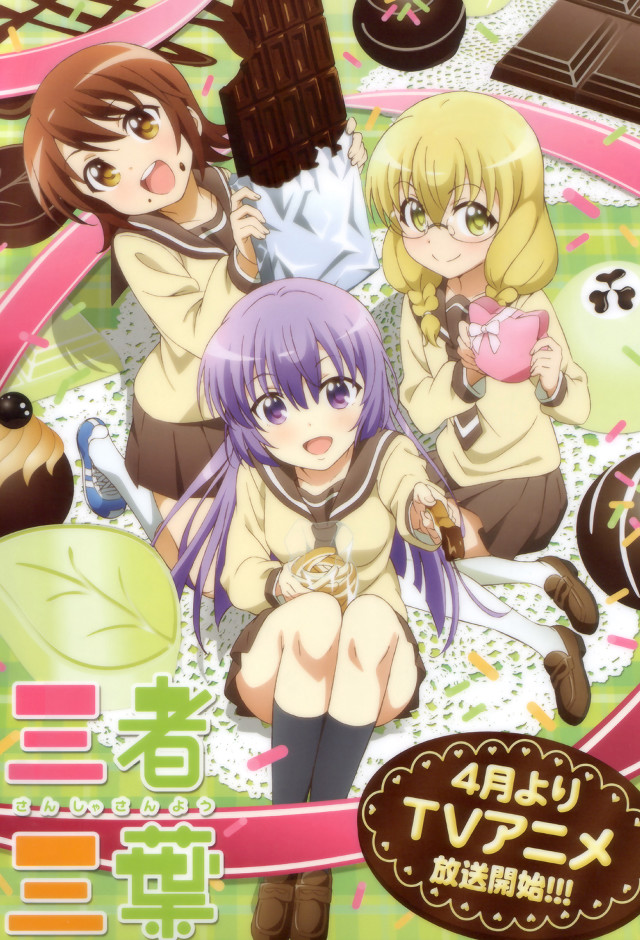 Girls table chocolates marshmallows poster free wallpaper - medium preview image