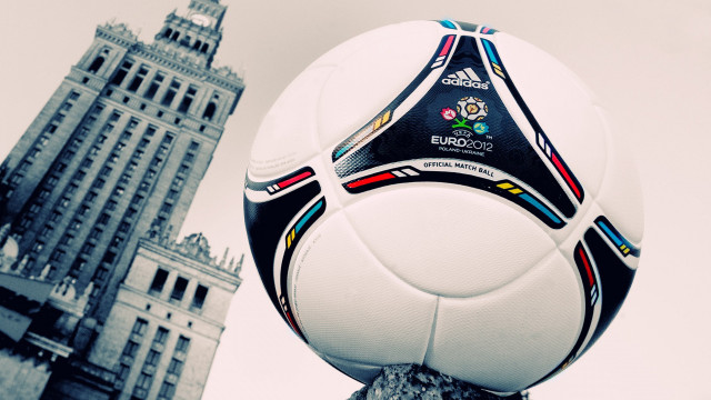 Soccer ball rock building clock free wallpaper - medium preview image