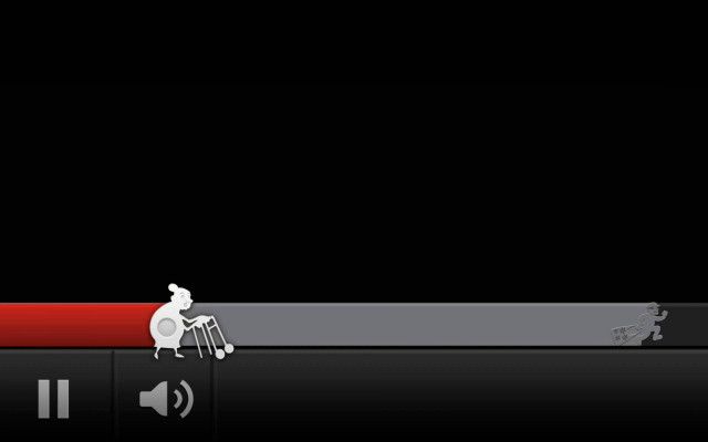 Man chair red black wall free wallpaper - medium preview image
