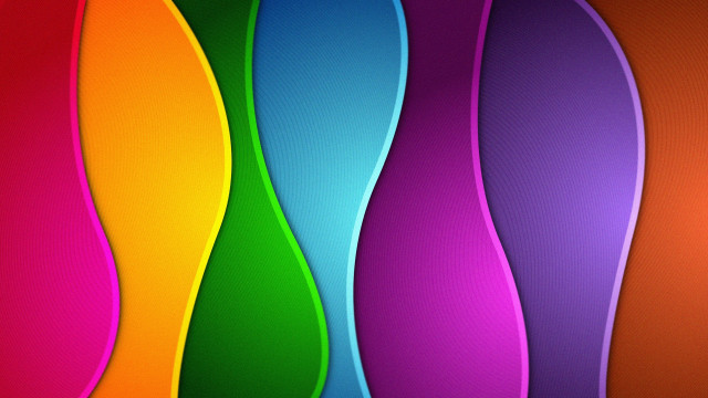 Colorful wavy lines red blue free wallpaper - medium preview image
