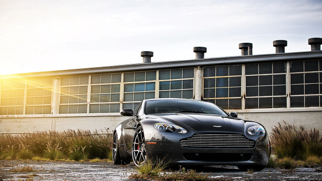 Black car building windows sun free wallpaper - medium preview image