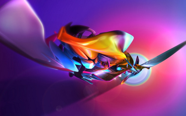 Colorful abstract knife purple geometric free wallpaper - medium preview image