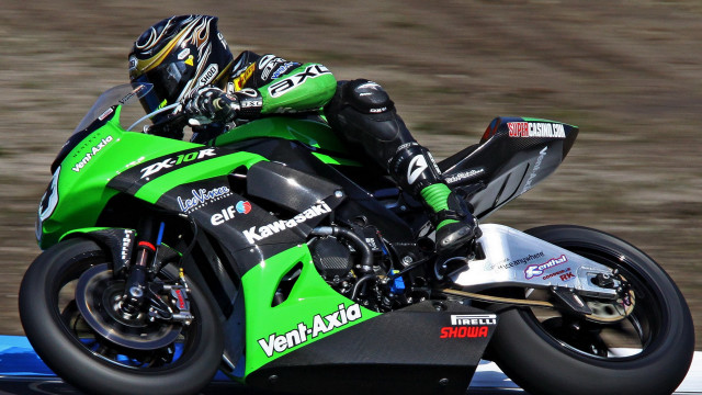 Motorcycle rider helmet greenhair biker free wallpaper - medium preview image