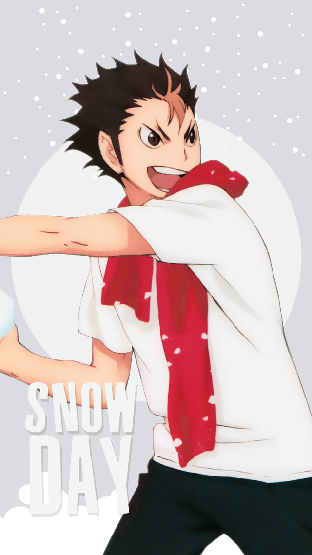Man scarf tennisball snowday sign free wallpaper - medium preview image