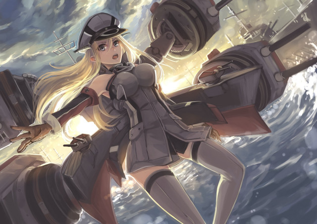 Woman hat coat ship ocean free wallpaper - medium preview image