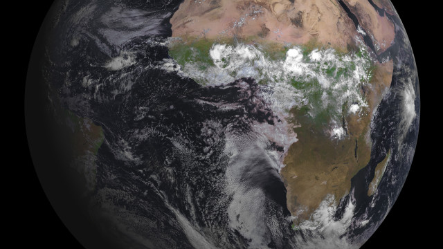 Earth africa space clouds water free wallpaper - medium preview image