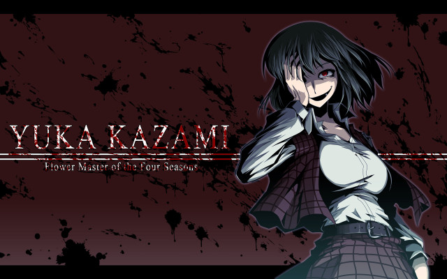 Yuka kazam sotsart portrait blood free wallpaper - medium preview image