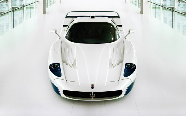 White sports car marble sculpture free wallpaper - medium preview image