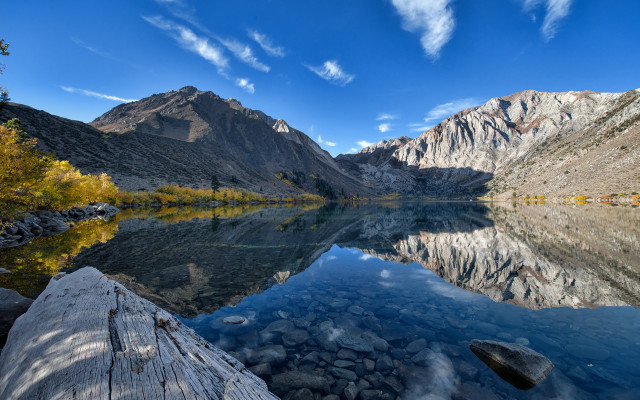Mountain lake forest rocks blue #2 free wallpaper - medium preview image