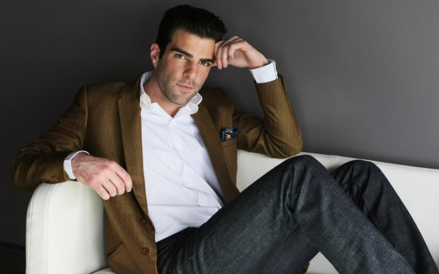Man sitting couch suit tie free wallpaper - medium preview image