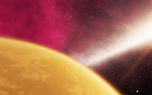 Distant object sky bright star free wallpaper - medium preview image