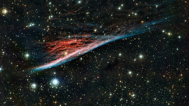 Large star night sky aurora free wallpaper - medium preview image