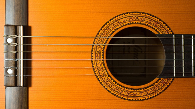 Guitar fret metal bar wooden free wallpaper - medium preview image