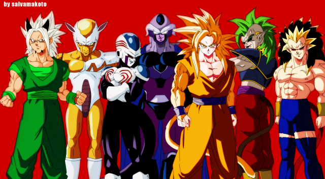 Cartoon characters line red background free wallpaper - medium preview image