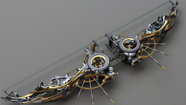Metal gear clock steampunk kinetic free wallpaper - medium preview image