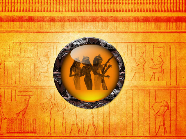 Ancient egypt afrofuturism hieroglyphs fifth free wallpaper - medium preview image