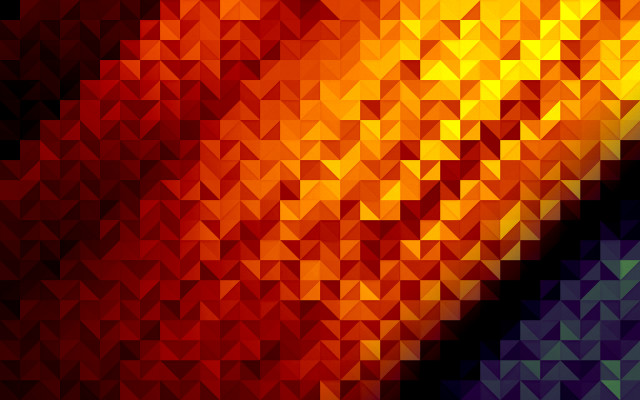 Colorful triangles rainbow geometric abstract free wallpaper - medium preview image