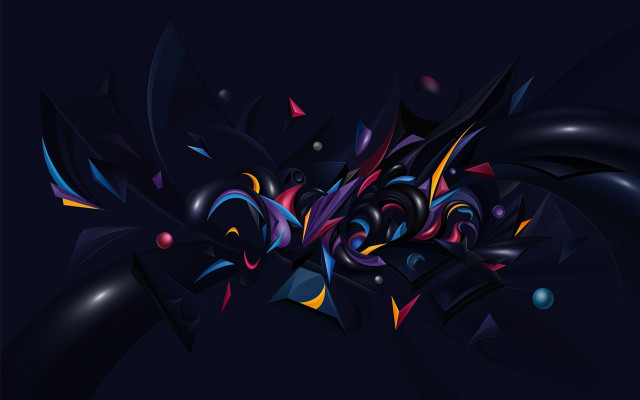 Colorful abstract androidjones multicolored longhair free wallpaper - medium preview image