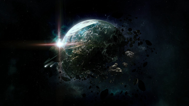 Space planet star bright light #4 free wallpaper - medium preview image