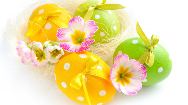 Decorated eggs flower moon lily free wallpaper - medium preview image