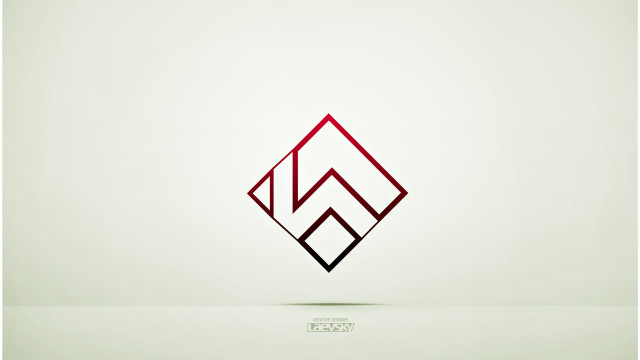 Red black abstract geometric girls free wallpaper - medium preview image