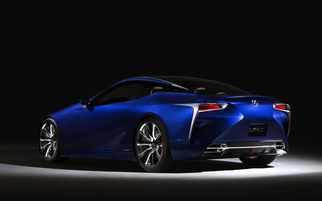Blue sports car dark room #37 free wallpaper - medium preview image