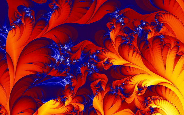 Fractal bergen automaton fiery puzzle free wallpaper - medium preview image