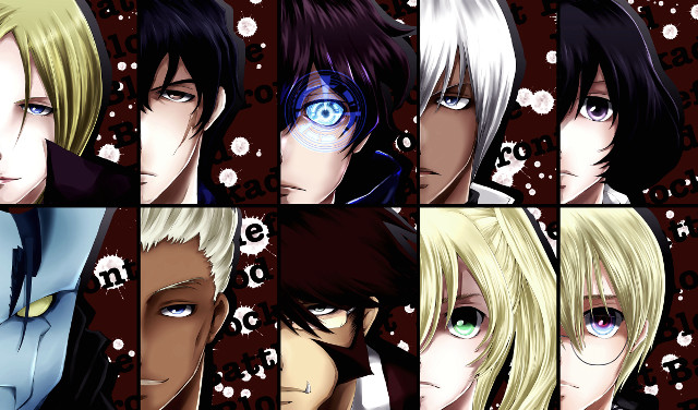 Anime characters colored eyes hair #5 free wallpaper - medium preview image