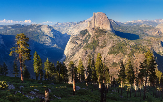 Mountain range forest lake sky #3 free wallpaper - medium preview image