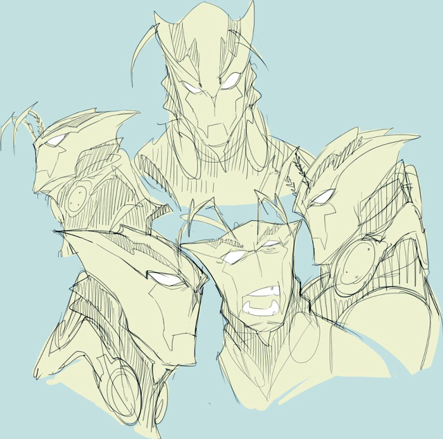 Man two faces helmet drawing free wallpaper - medium preview image