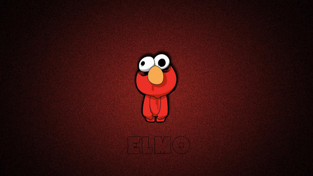 Red bird big eyes frown free wallpaper - medium preview image