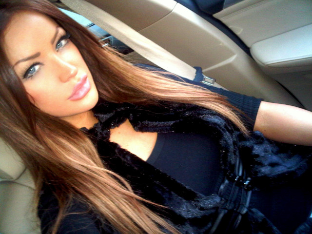 Woman car hair phone seatbelt free wallpaper - medium preview image