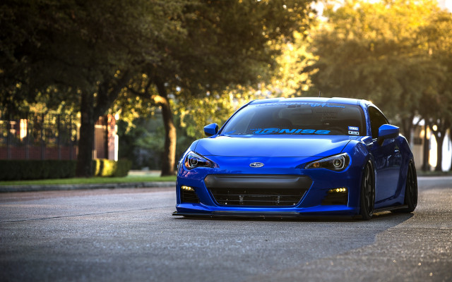 Blue sports car 3d render free wallpaper - medium preview image