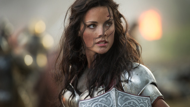 Woman armor sword helmet fantasy free wallpaper - medium preview image