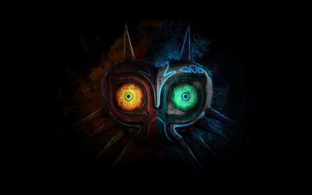 Monster eye closeup dark background free wallpaper - medium preview image