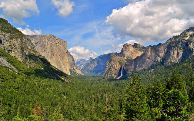 Mountain valley forest lake sky #2 free wallpaper - medium preview image