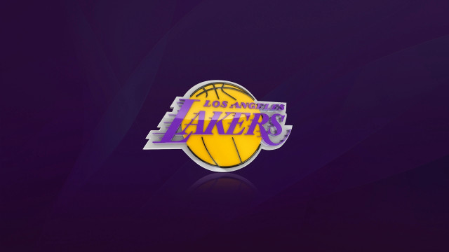 Lakers logo purple background reflection free wallpaper - medium preview image
