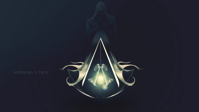 Dark background gold black logo #2 free wallpaper - medium preview image