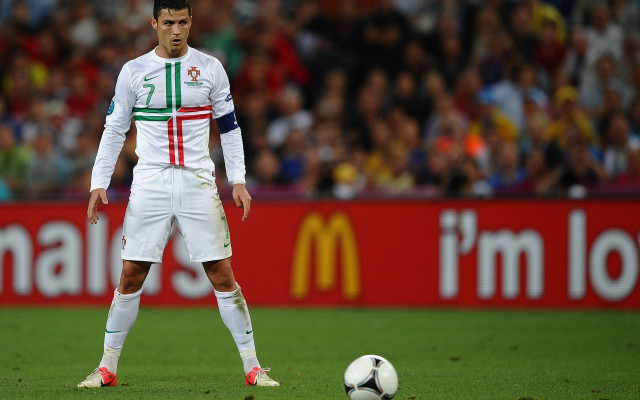 Man soccer ball stadium blurry free wallpaper - medium preview image
