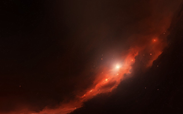 Red black sky bright light #2 free wallpaper - medium preview image