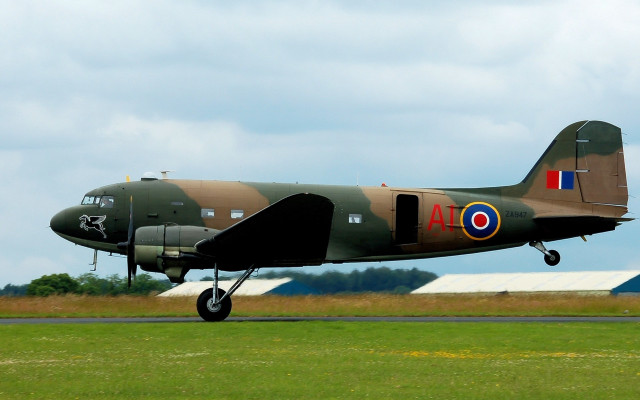Military plane runway tiltshift matte free wallpaper - medium preview image