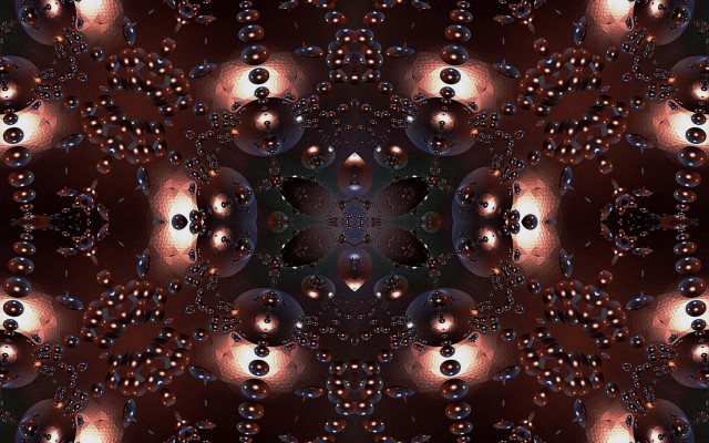 Kaleidoscope mandelbrot generative art underwater free wallpaper - medium preview image