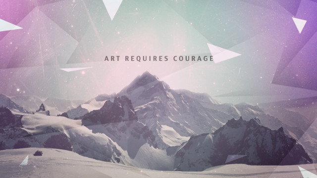 Mountain purple sky abstract art free wallpaper - medium preview image
