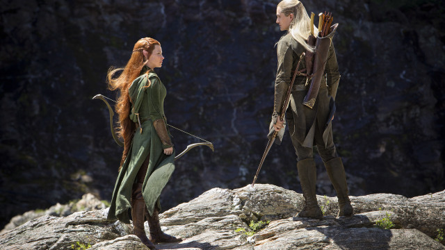 Medieval women rocks bow archery free wallpaper - medium preview image