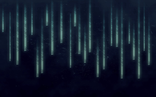 Dark background green numbers night free wallpaper - medium preview image