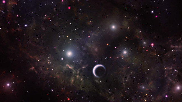 Black hole space stars black free wallpaper - medium preview image